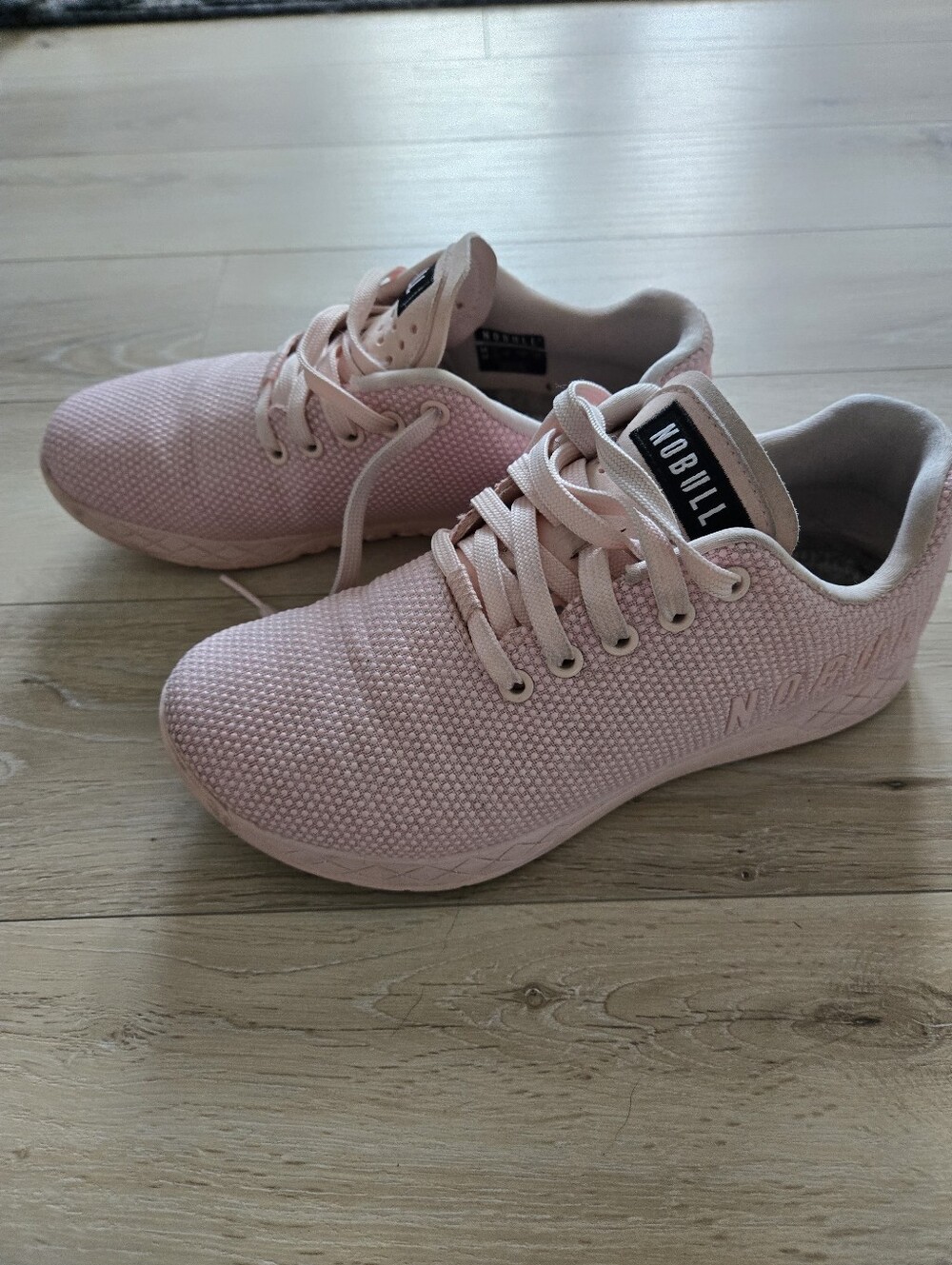 NOBULL Womenโs Blush Pink Training Sneakers